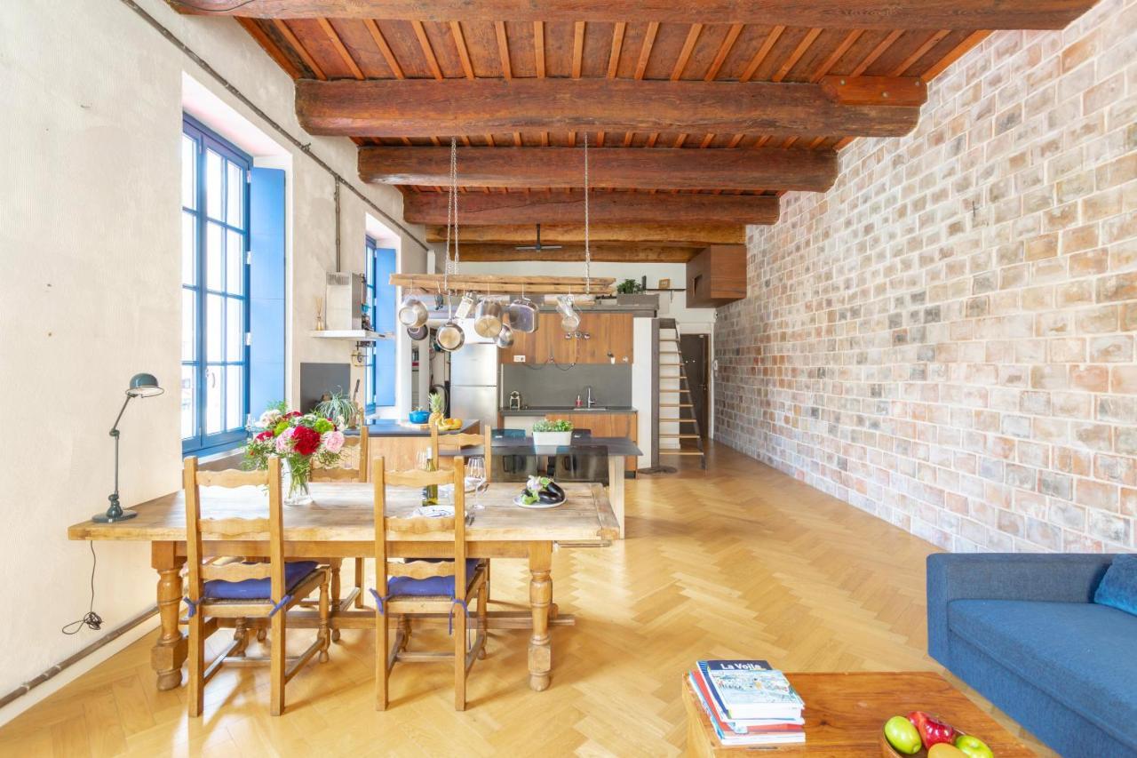 Sunny Stylish Spacious Loft In Old-Port Marseille Bagian luar foto